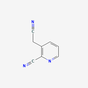 3-(cyanomethyl)picolinonitrile structure, CAS 5912-34-5