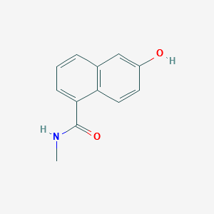 6-hydroxy-N-methyl-1-naphthamide structure, CAS 847802-91-8