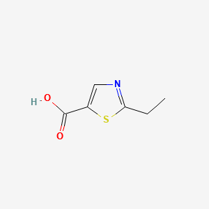 2-Ethyl5-thiazolecarboxylicacid structure, CAS 30709-68-3