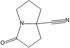 3-oxohexahydro-1H-pyrrolizine-7a-carboxylicacid structure, CAS 216392-66-4