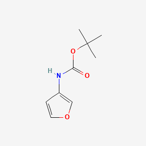 tert-butylfuran-3-ylcarbamate structure, CAS 56267-48-2