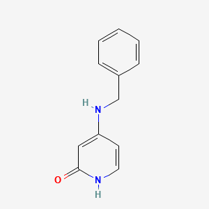 4-(benzylamino)pyridin-2(1H)-one structure, CAS 95306-61-9