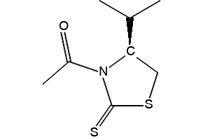 (R)-1-(4-isopropyl-2-thioxothiazolidin-3-yl)ethanone structure, CAS 101979-45-7