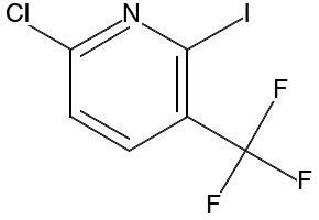 2-chloro-5-(trifluoromethyl)-6-iodopyridine structure, CAS 518057-64-2