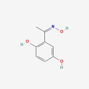 1-(2,5-dihydroxyphenyl)ethanoneoxime structure, CAS 24558-42-7