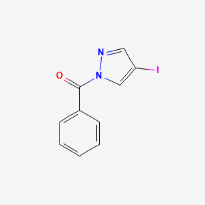 1-Benzoyl-4-iodopyrazol structure, CAS 116228-38-7