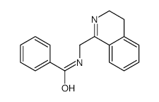 1-(Benzoylamino)methyl-3,4-dihydroisoquinoline structure, CAS 132056-76-9