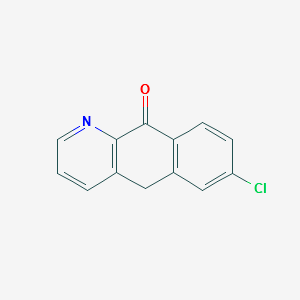 7-Chlorobenzo[g]quinolin-10(5H)-one structure, CAS 1083181-58-1