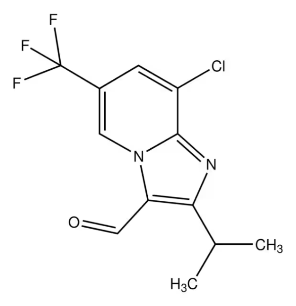 6-Methyl-2-phenyl-imidazo[1,2-a]pyridine-3-carbaldehyde structure, CAS 727975-78-2