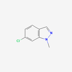 6-chloro-1-methyl-1H-indazole structure, CAS 1210781-03-5