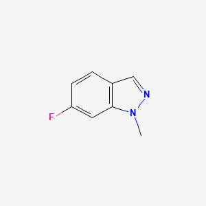 6-fluoro-1-methyl-1H-indazole structure, CAS 1209534-87-1