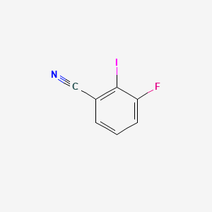 3-Fluoro-2-iodobenzonitrile structure, CAS 916792-62-6
