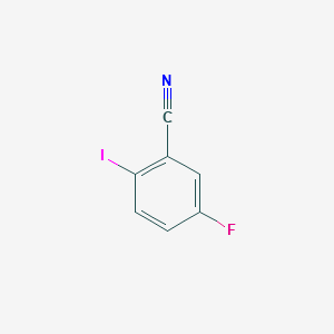 5-Fluoro-2-iodobenzonitrile structure, CAS 877868-92-3
