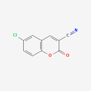 6-Chloro-3-cyanocoumarin structure, CAS 28447-81-6