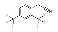 2,4-Bis(trifluoromethyl)phenylacetonitrile structure, CAS 201789-28-8