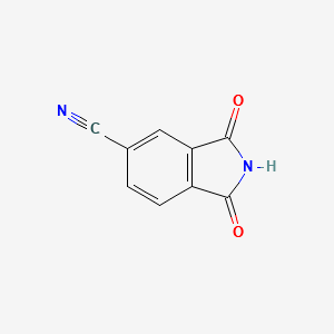 5-Cyanophthalimide structure, CAS 34613-09-7
