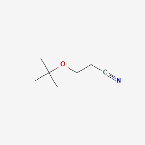3-tert-Butoxypropanenitrile structure, CAS 99764-73-5