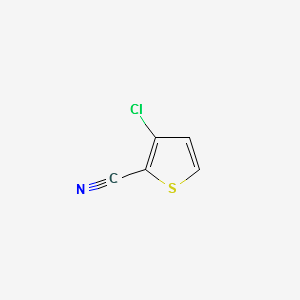 3-Chloro-2-cyanothiophene structure, CAS 147123-67-9