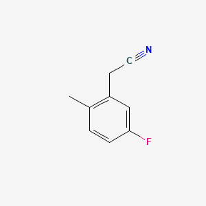 5-Fluoro-2-methylphenylacetonitrile structure, CAS 80141-97-5