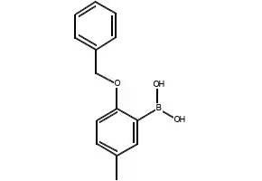 2-Benzyloxy-5-methylphenylboronicacid structure, CAS 127972-17-2