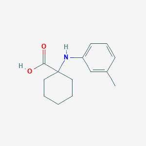 1-m-Tolylaminocyclohexanecarboxylicacid structure, CAS 725234-57-1