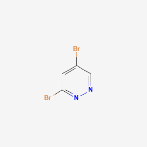 3,5-Dibromopyridazine structure, CAS 1196155-35-7