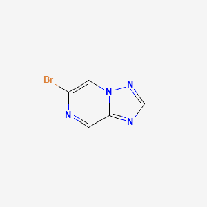 6-Bromo-4-Hydro-1,2,4-Triazolo[1,5-a]pyrazine structure, CAS 1233026-51-1