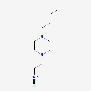 1-Butyl-4-(2-isocyanoethyl)piperazine structure, CAS 832113-83-4