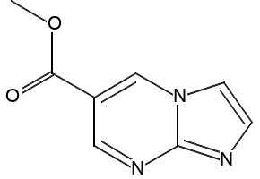Imidazo[1,2-a]pyrimidine-6-carboxylicacidmethylester structure, CAS 1083196-24-0