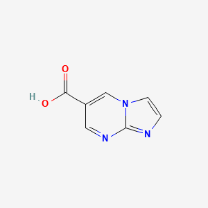 Imidazo[1,2-a]pyrimidine-6-carboxylicacid structure, CAS 944896-64-4