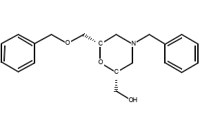 (4-Benzyl-6-methyl-morpholin-2-yl)-methanol structure, CAS 40987-51-7