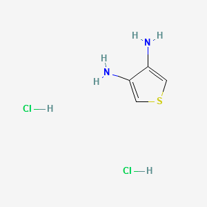 3,4-Diaminothiophenedihydrochloride structure, CAS 90069-81-1