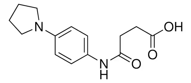 N-(4-(pyrrolidin-1-yl)phenyl)acetamide structure, CAS 52373-51-0