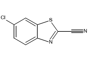 2-Benzothiazolecarbonitrile,6-chloro- structure, CAS 26649-59-2