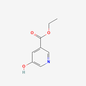 3-Pyridinecarboxylicacid,5-hydroxy-,ethylester structure, CAS 59288-38-9