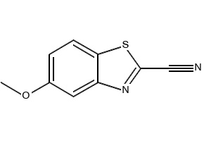 2-Benzothiazolecarbonitrile,5-methoxy- structure, CAS 7267-35-8