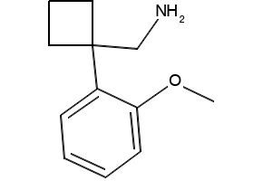 (1-(3-methoxyphenyl)cyclobutyl)methanamine structure, CAS 92902-95-9