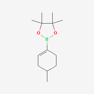 1,3,2-Dioxaborolane,4,4,5,5-tetramethyl-2-(4-methyl-1-cyclohexen-1-yl)- structure, CAS 865869-26-7