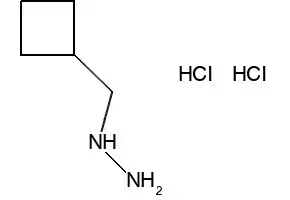 1-(cyclobutylmethyl)hydrazine structure, CAS 894101-37-2