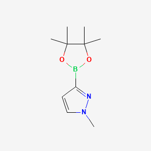 1H-Pyrazole,1-methyl-3-(4,4,5,5-tetramethyl-1,3,2-dioxaborolan-2-yl)- structure, CAS 1020174-04-2