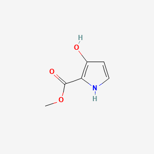 "Methyl 3-hydroxy-1-H-pyrrole-2-carboxyate " structure, CAS 79068-31-8
