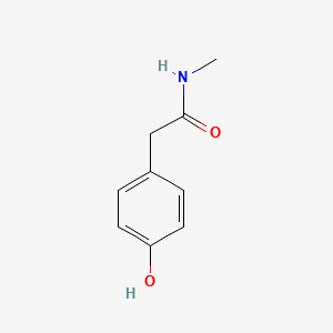 Benzeneacetamide,4-hydroxy-N-methyl- structure, CAS 29121-34-4