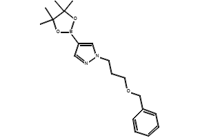 1H-Pyrazole,1-propyl-3-(4,4,5,5-tetramethyl-1,3,2-dioxaborolan-2-yl)- structure, CAS 934586-51-3