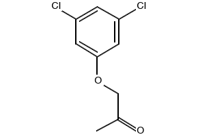 2-Propanone,1-(3,5-dichlorophenoxy)- structure, CAS 17199-34-7