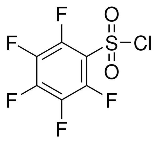 PENTAFLUOROBENZENESULFONYLCHLORIDE structure, CAS 832-53-1