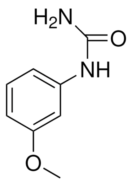 1-(3-methoxyphenyl)urea structure, CAS 139-77-5