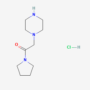 1-(1-Pyrrolidinylcarbonylmethyl)piperazinehydrochloride structure, CAS 41974-52-1