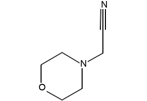 MORPHOLINOACETONITRILE structure, CAS 5807-02-3