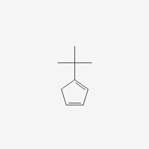 t-Butylcyclopentadiene structure, CAS 41539-65-5