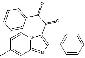 7-Methyl-2-phenyl-3-piperazin-1-yl-methylimidazo[1,2-a]pyridine structure, CAS 727975-51-1